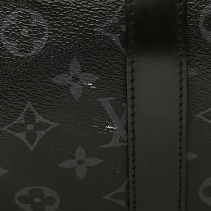 Louis Vuitton Monogram Eclipse Keepall Bandouliere 55 14 of 14