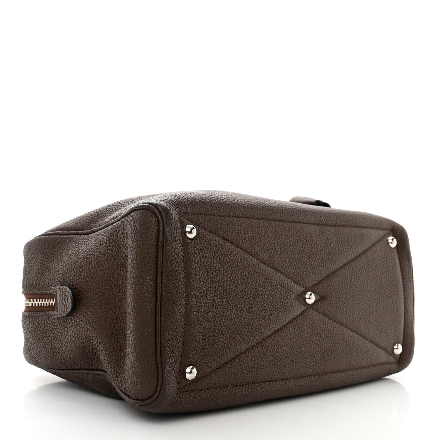 Hermes Taurillon Clemence Victoria II 35 Chocolate 4 of 10