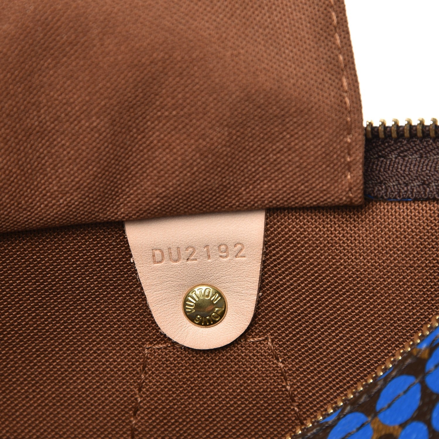 Louis Vuitton Monogram Kusama Town Speedy 30 Blue 7 of 8