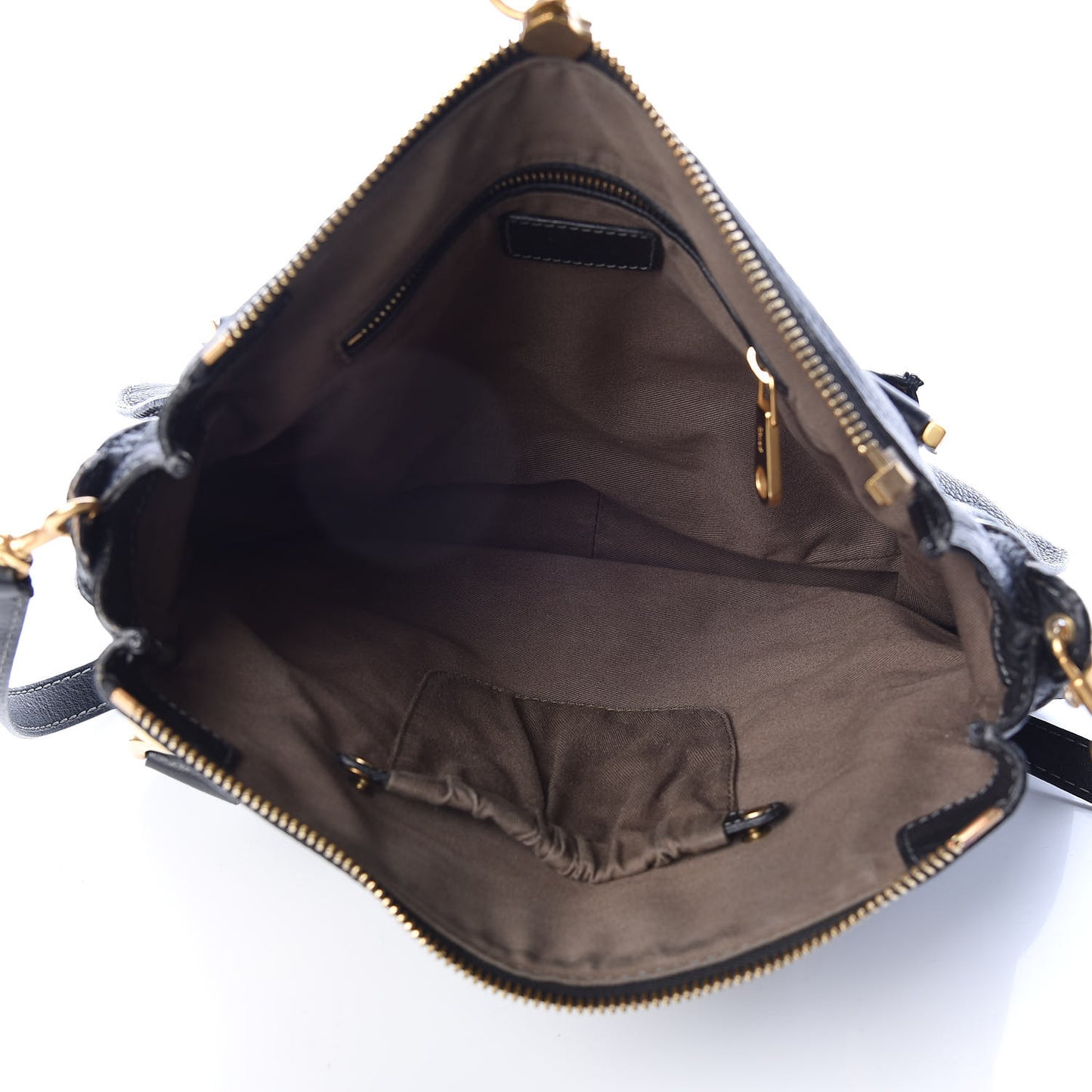 Calfskin Medium Marcie Satchel Black