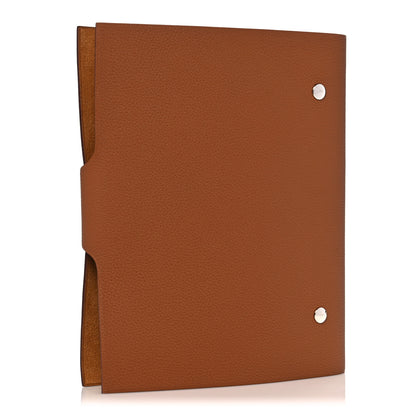 Hermes Togo Ulysse MM Notebook Cover Gold 3 of 8