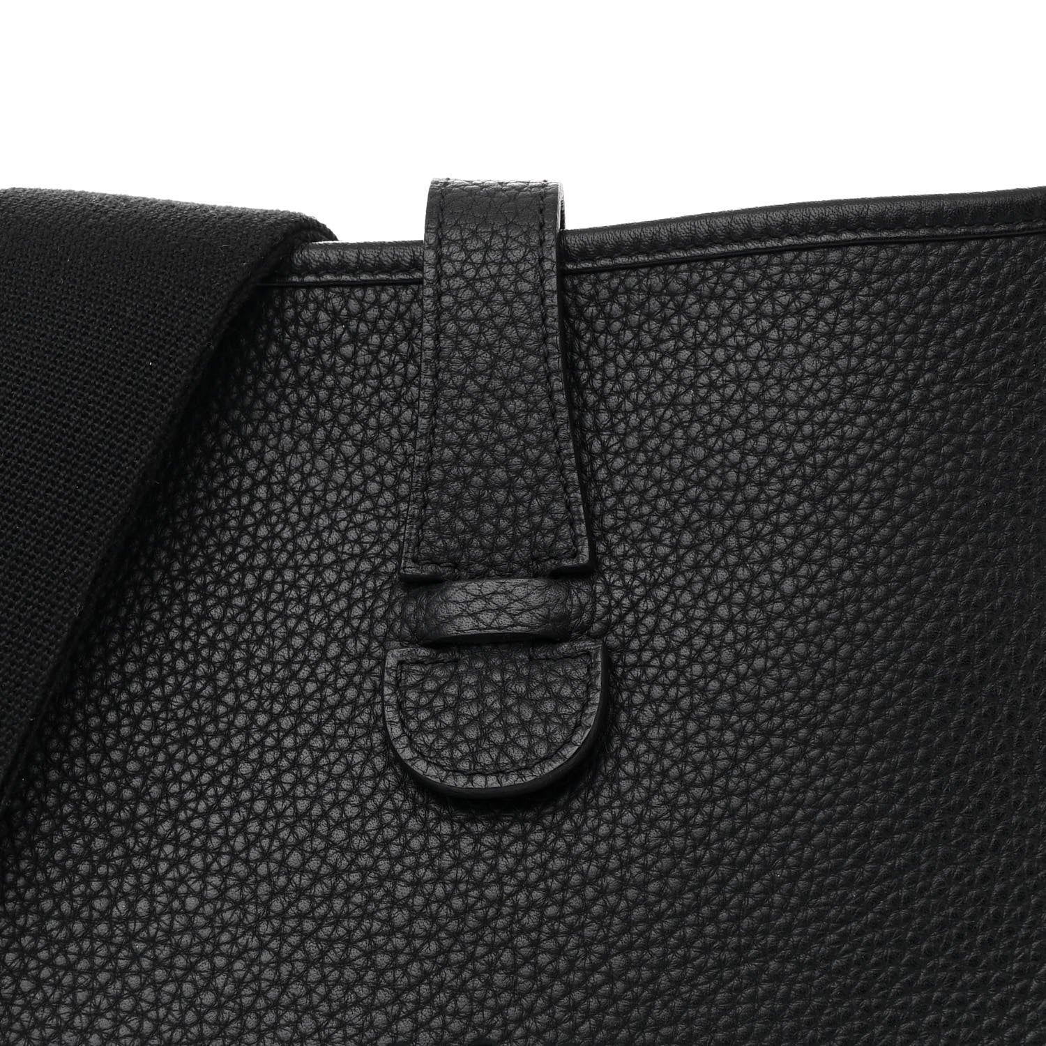 Hermes Taurillon Clemence Evelyne III GM Black 8 of 11
