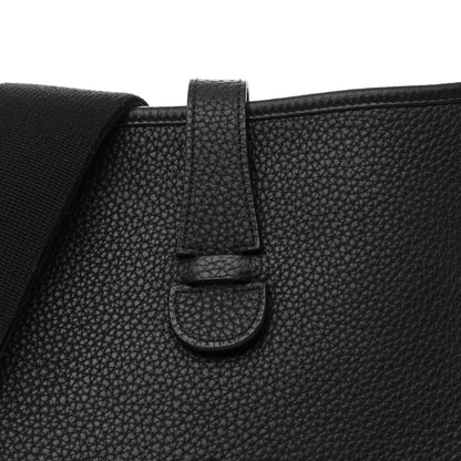 Hermes Taurillon Clemence Evelyne III GM Black 8 of 11