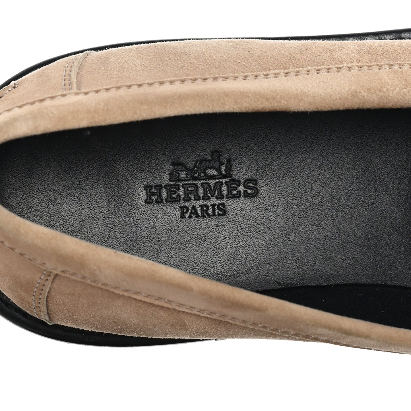 Suede Womens Icone Loafers 38 Beige Sable