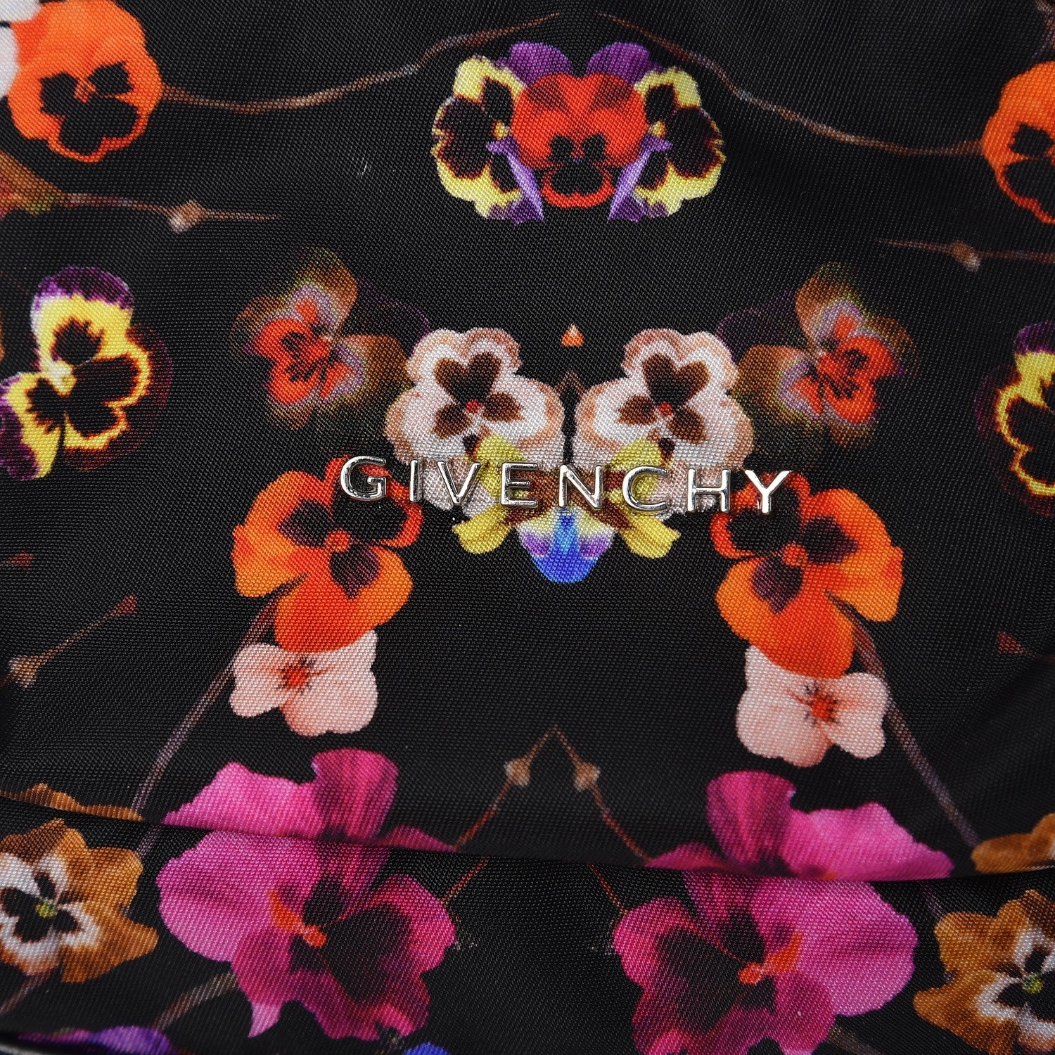 Givenchy Tech Twill Nylon Pansy Print Nano Backpack Multicolor 8 of 8