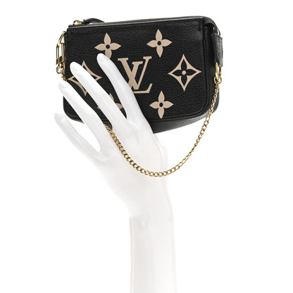Louis Vuitton Empreinte Monogram Giant Mini Pochette Accessories Black 2 of 8