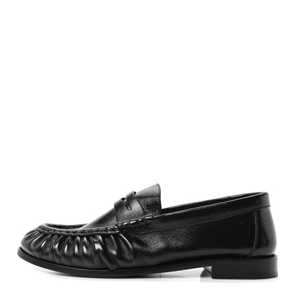 Saint Laurent Nappa Sugar Le Loafer 15 Penny Slippers 39 Black 1 of 9