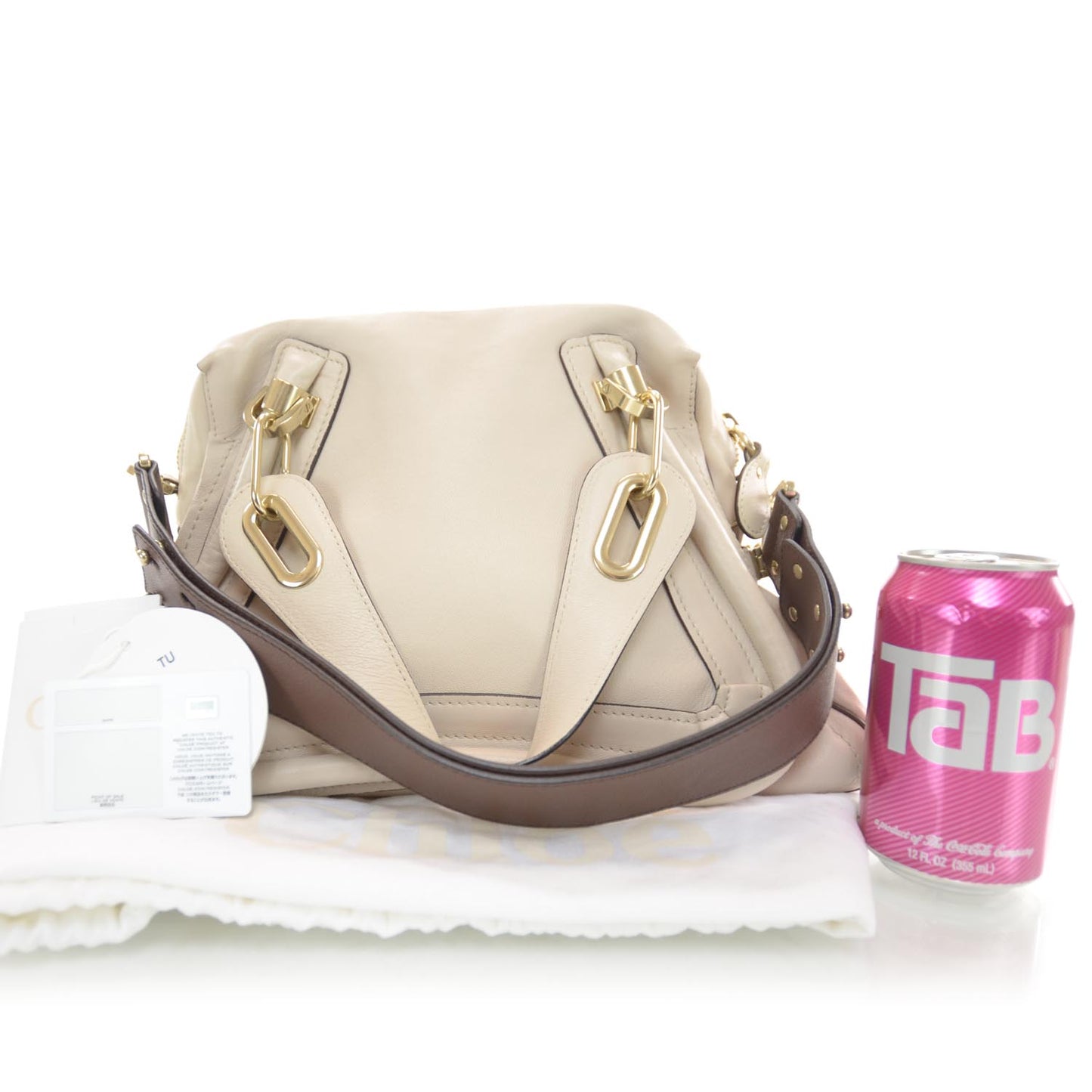 Leather Medium Military Paraty White
