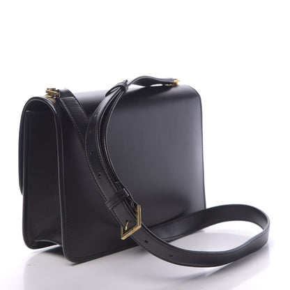 Saint Laurent Smooth Calfskin Carre Satchel Black 3 of 9
