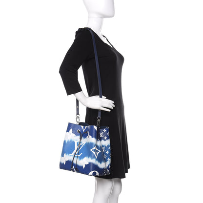 Louis Vuitton Monogram Escale Neonoe MM Blue 2 of 10