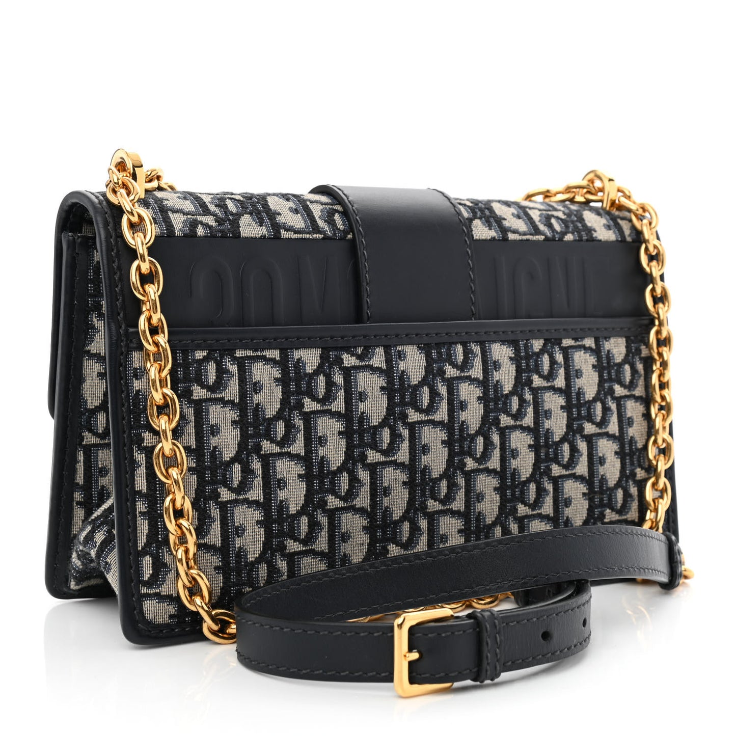 Oblique 30 Montaigne Chain Flap Bag Blue