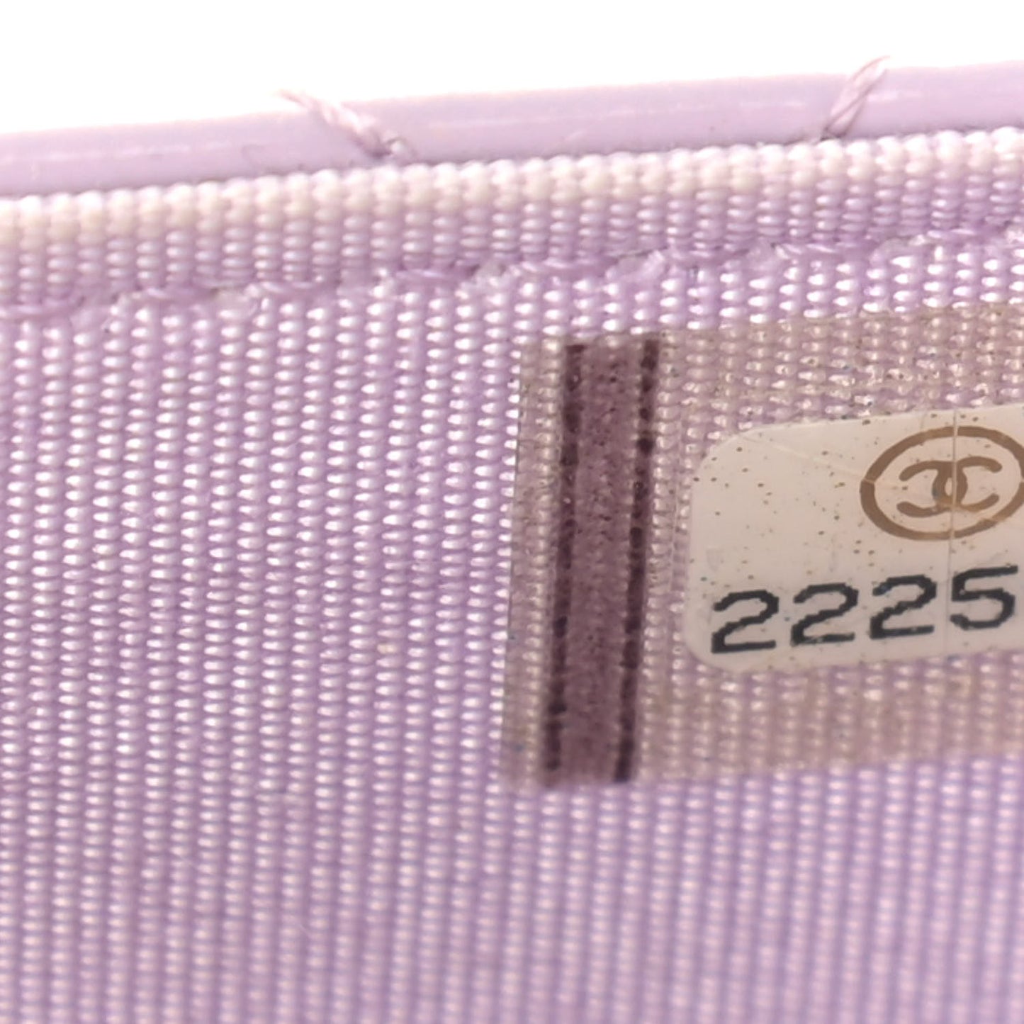 Patent Calfskin Quilted Boy Wallet On Chain WOC Purple