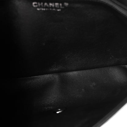 Chanel Lambskin Quilted Flap Clutch Black 5 of 10
