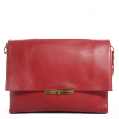 Celine Palmelato Calfskin Blade Flap Red 1 of 10
