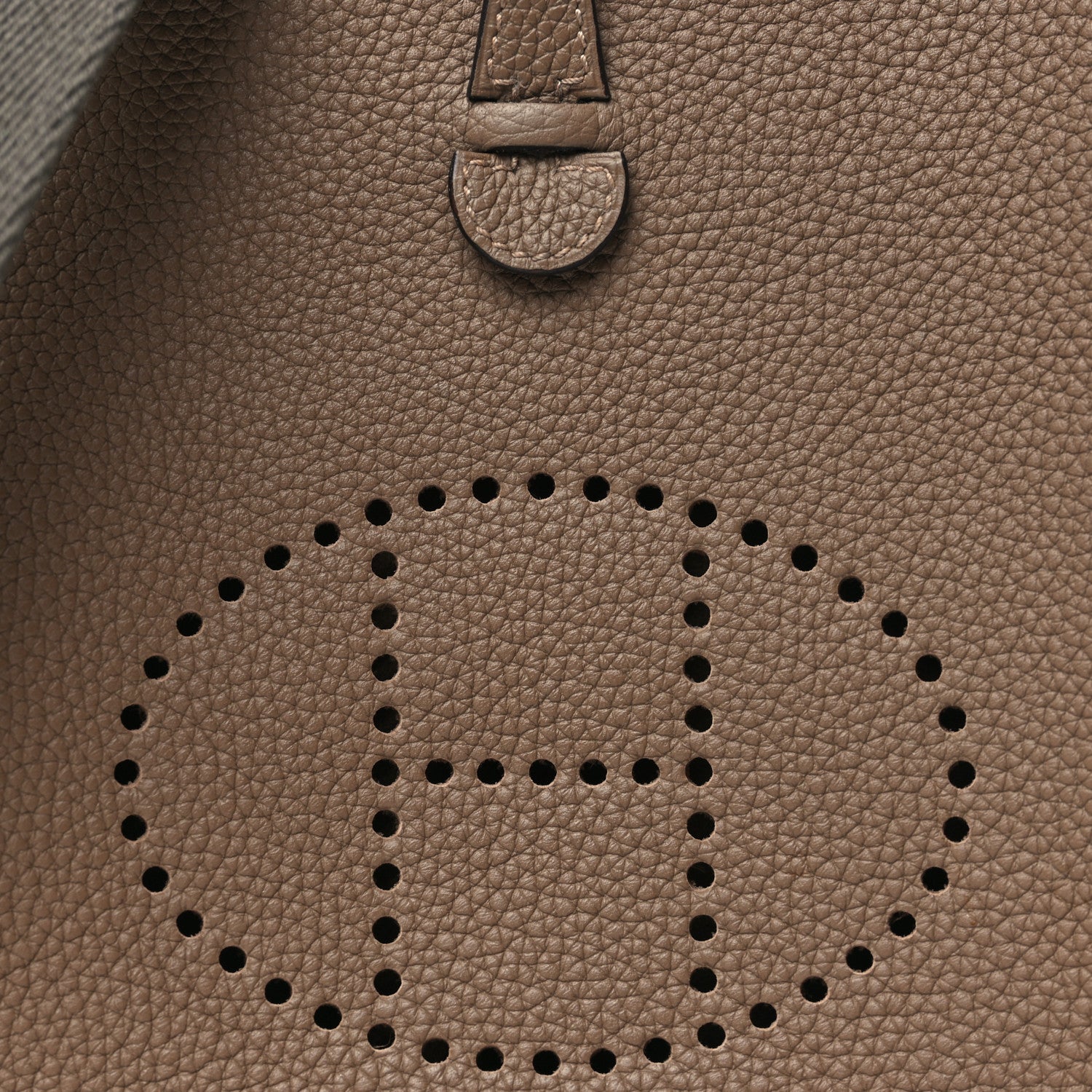 Hermes Taurillon Clemence Amazone Evelyne TPM Beige De Weimar Gris Etain 8 of 11
