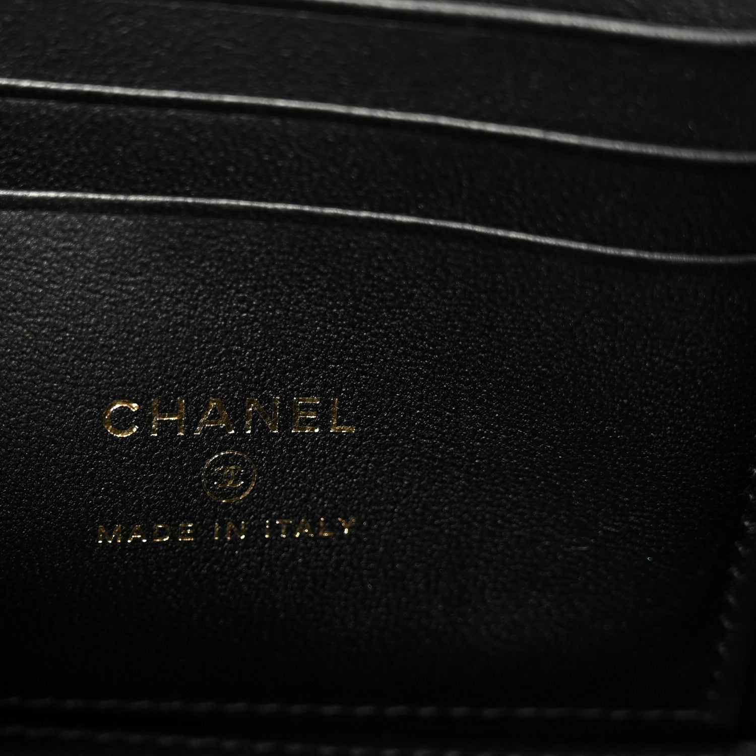 Chanel Grained Lambskin Quilted Small Vanity Case With Chain Black 6 of 11