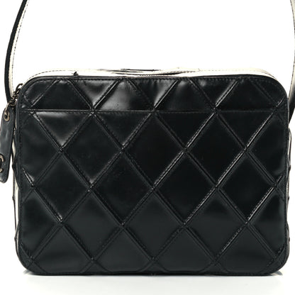 Chanel Patent Diamond Stitch Shoulder Bag Black 9 of 14