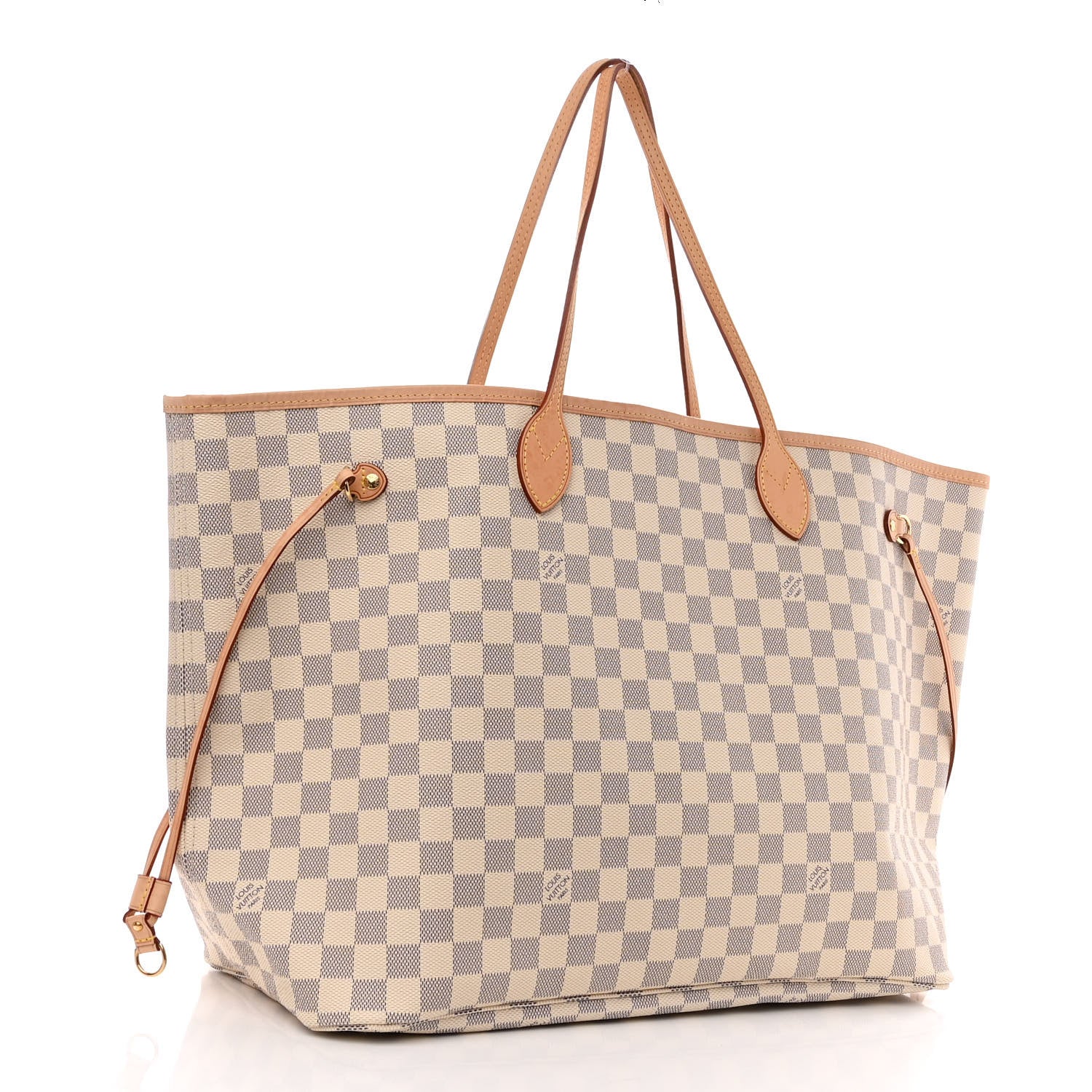 Louis Vuitton Damier Azur Neo Neverfull GM Rose Ballerine 4 of 11