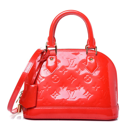 Louis Vuitton Vernis Alma BB Rouge Grenadine 1 of 21
