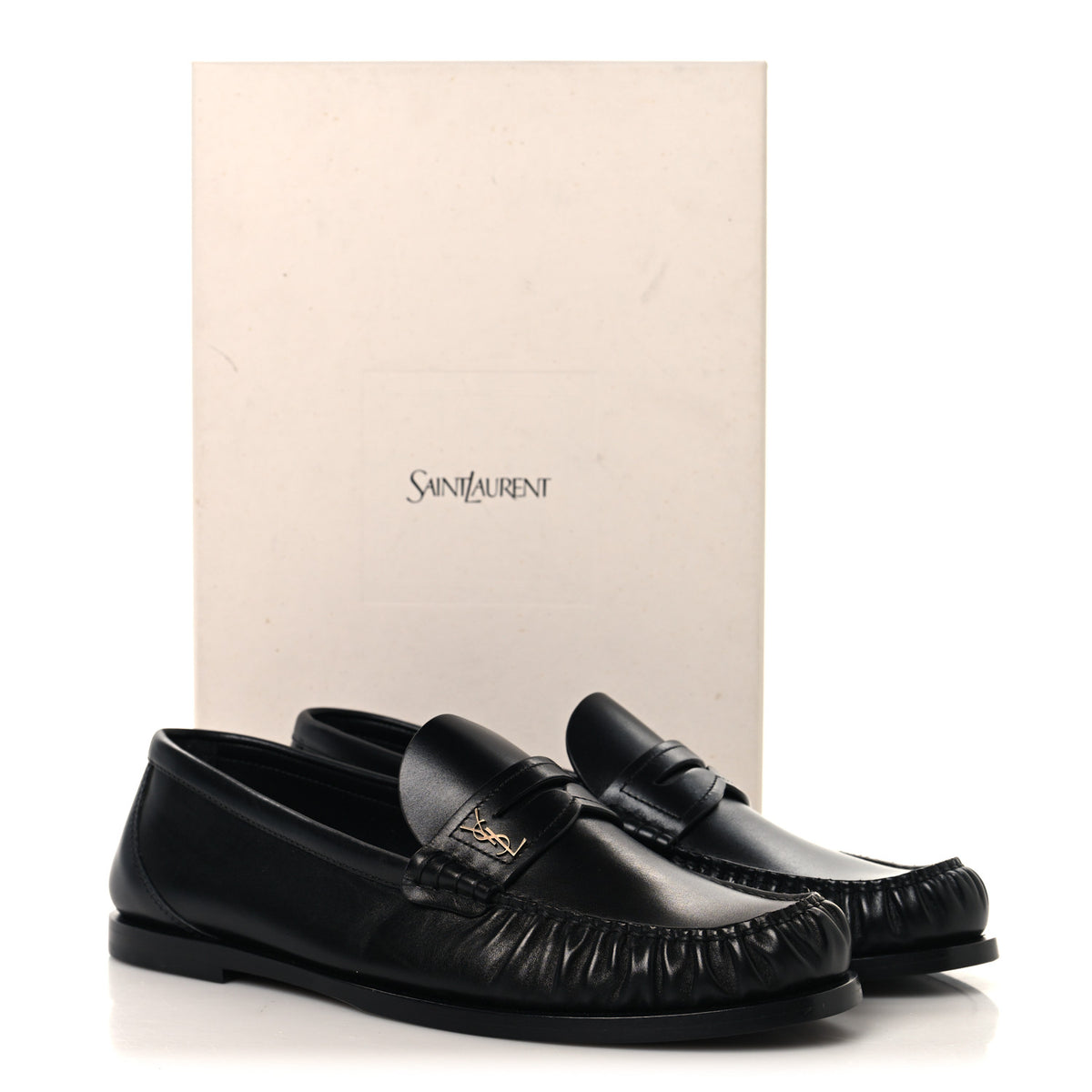 Calfskin Le Loafer 15 Moccasin 38.5 Black