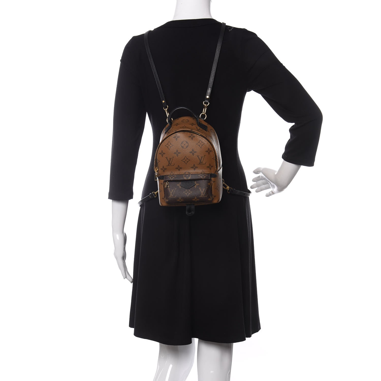 Louis Vuitton Reverse Monogram Palm Springs Backpack Mini 3 of 9