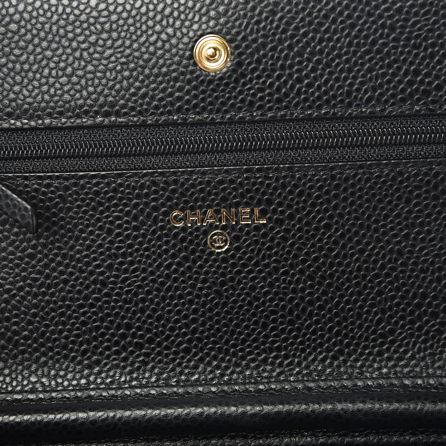 Chanel Caviar Quilted Wallet On Chain WOC Black 6 of 11