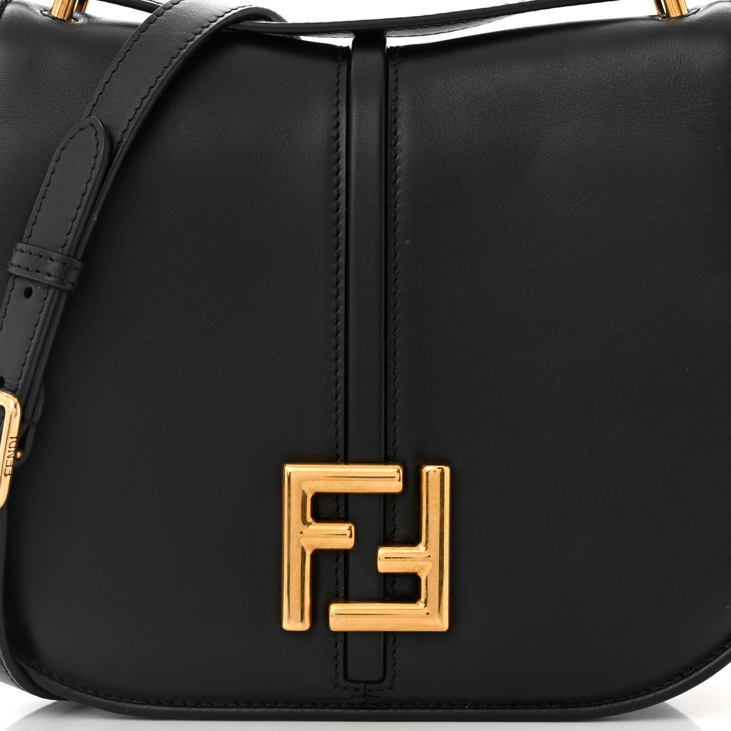 Vitello Brenta Cher Medium Fendi C'mon Black