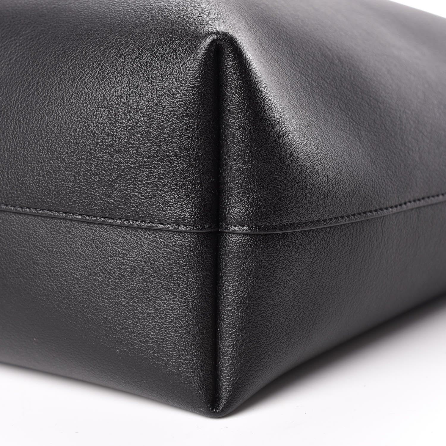 Saint Laurent Calfskin Large Shopping Tote Black 12 of 14