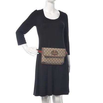 Gucci GG Supreme Monogram Neo Vintage Web Belt Bag Brown 2 of 11