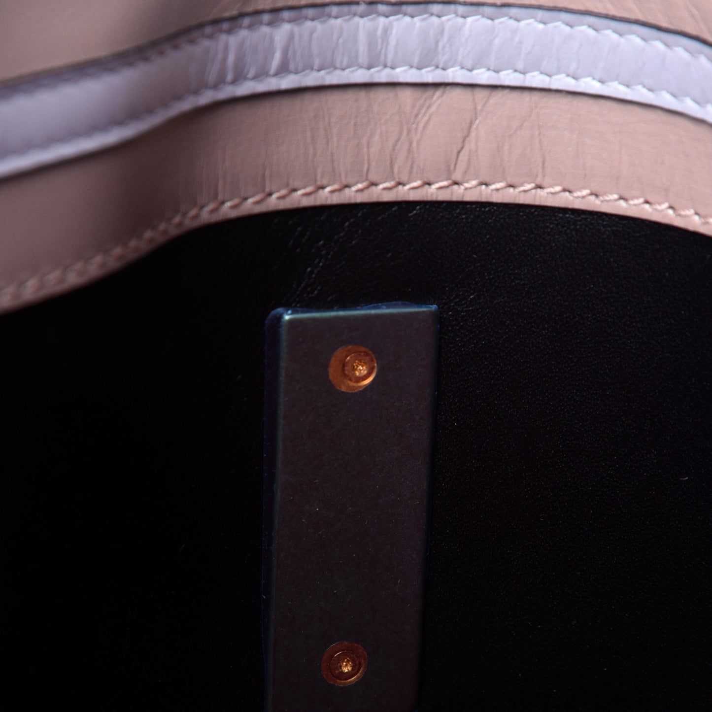 Smooth Calfskin VSling Hobo Bag Camel Rose