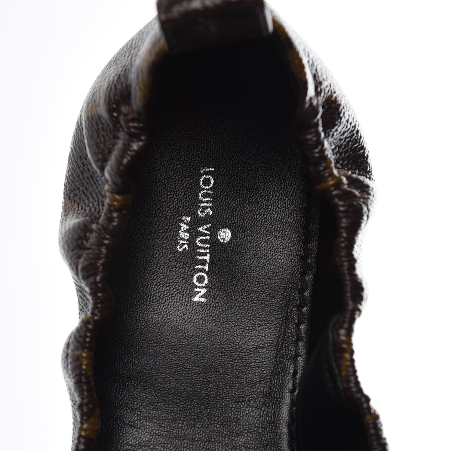 Louis Vuitton Monogram Flirty Ballerina Flats 36 Black 7 of 7