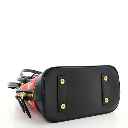 Louis Vuitton Lambskin Malletage Alma BB Rouge 4 of 9