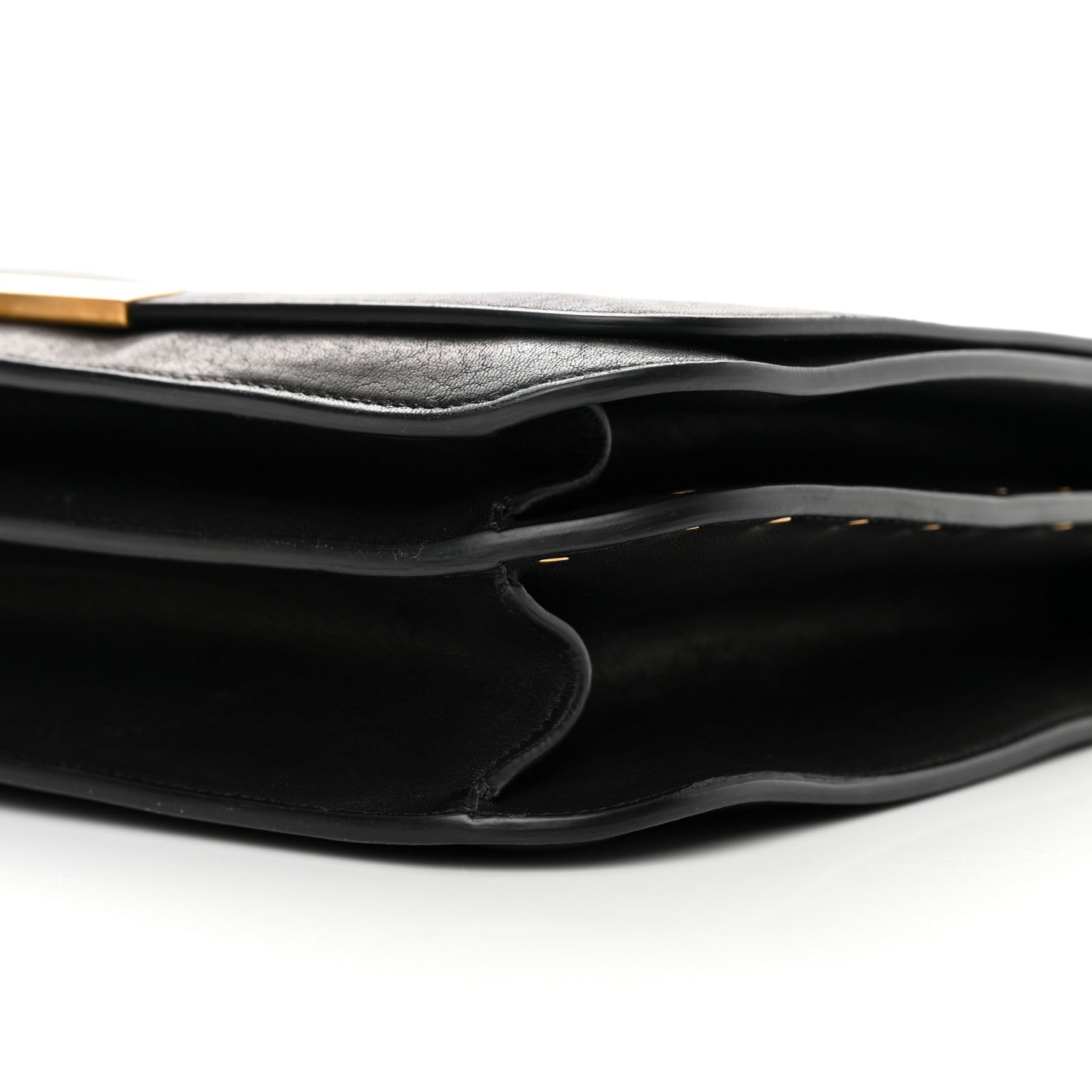 Saint Laurent Lambskin Amalia Flap Shoulder Bag Black 10 of 18
