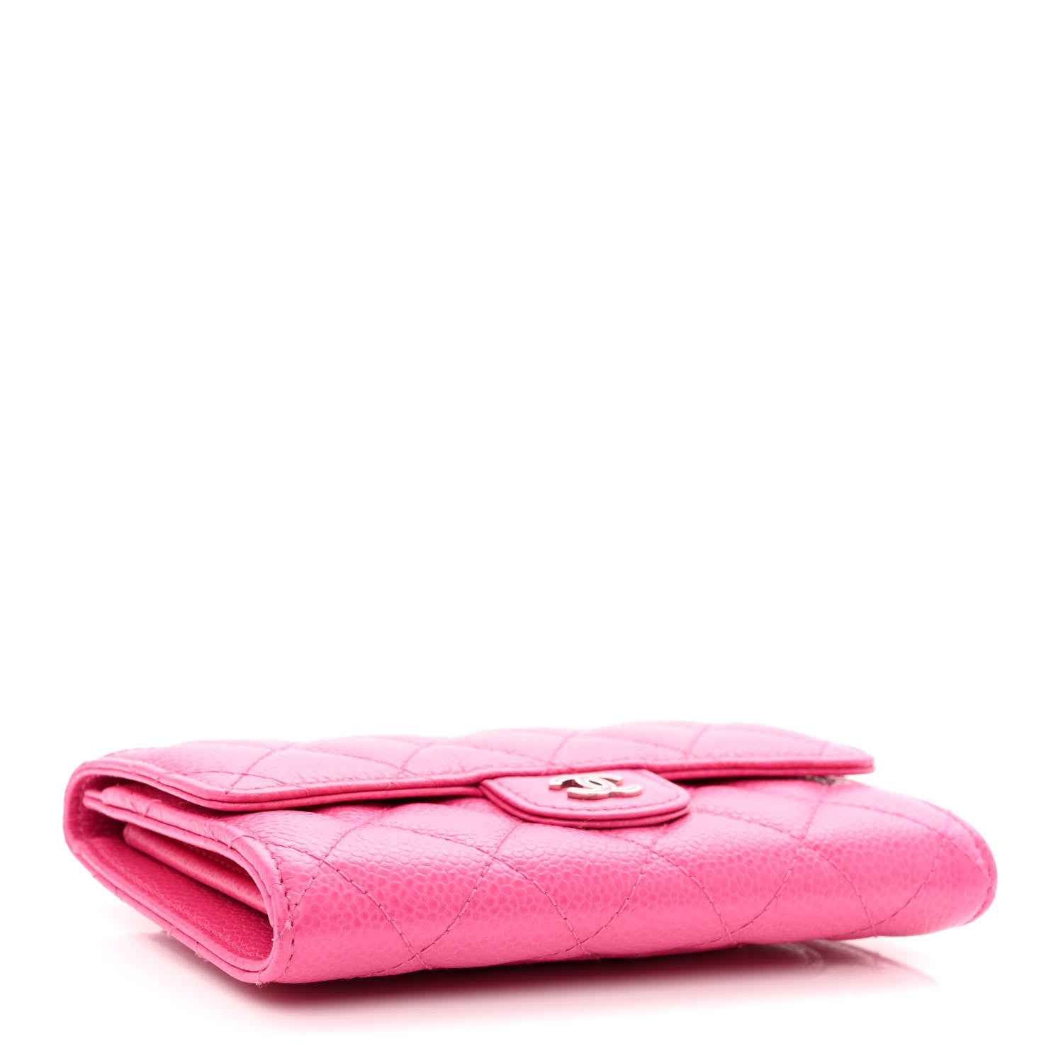 Chanel Caviar Quilted Small Flap Wallet Pink 4 of 11