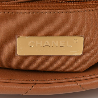 Chanel Lambskin Quilted Medium Chanel 19 Flap Brown 4 of 10