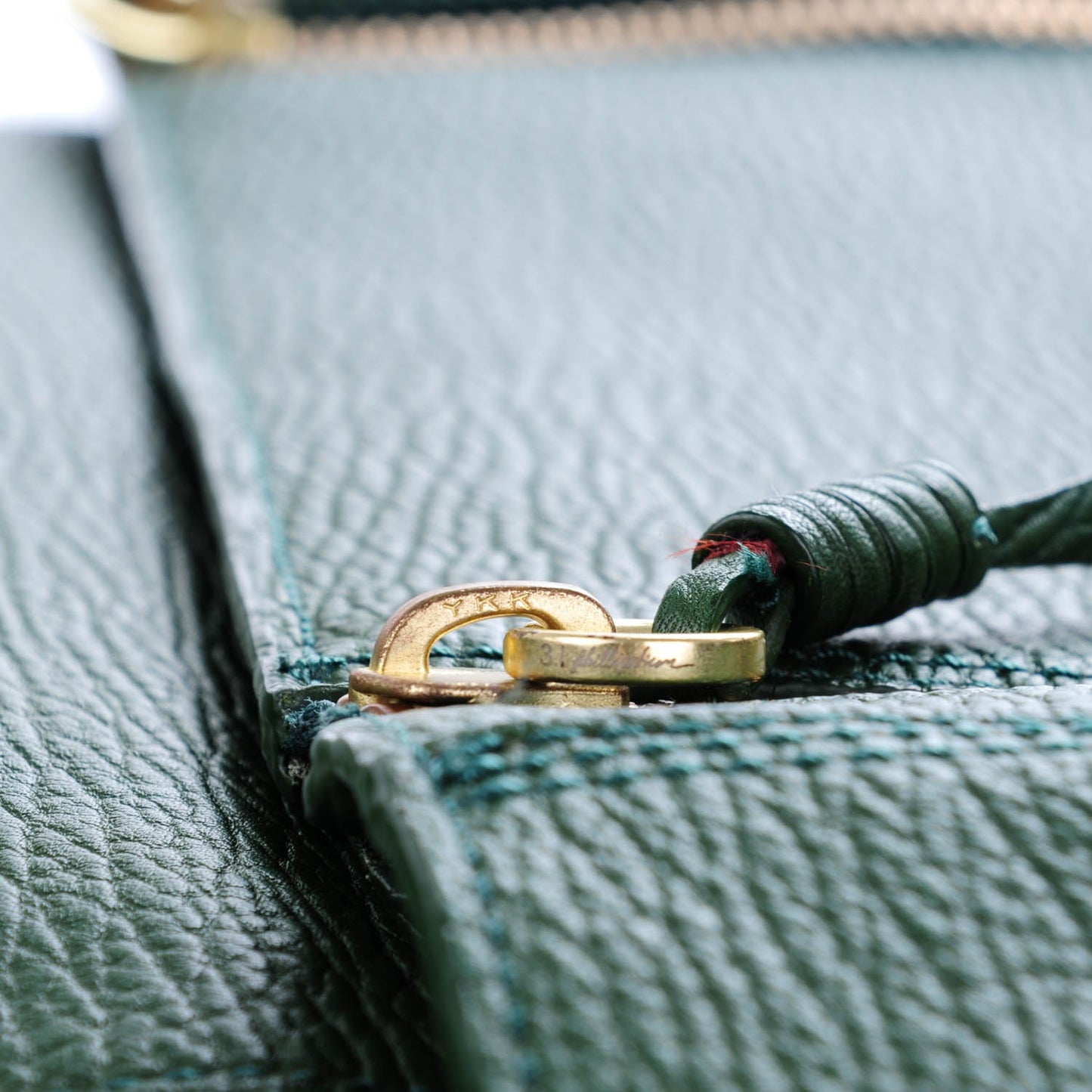 3.1 Textured Calfskin Large Pashli Satchel Jade