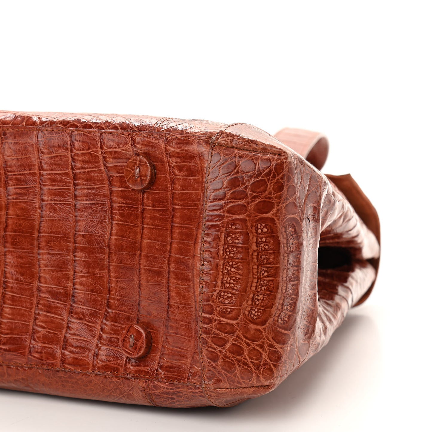 Crocodile Shoulder Bag Orange