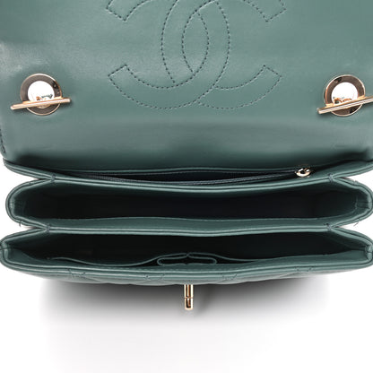 Chanel Lambskin Quilted Small Trendy CC Flap Dual Handle Bag Light Green 4 of 4