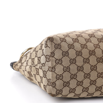 Gucci Monogram Medium Sukey Top Handle Brown 6 of 15