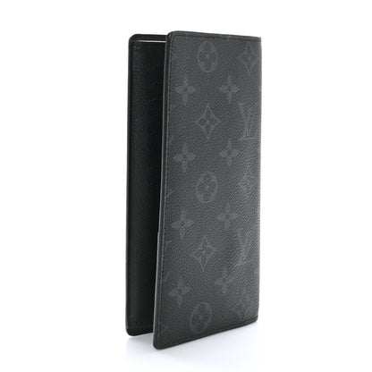 Louis Vuitton Monogram Eclipse Brazza Wallet 3 of 9