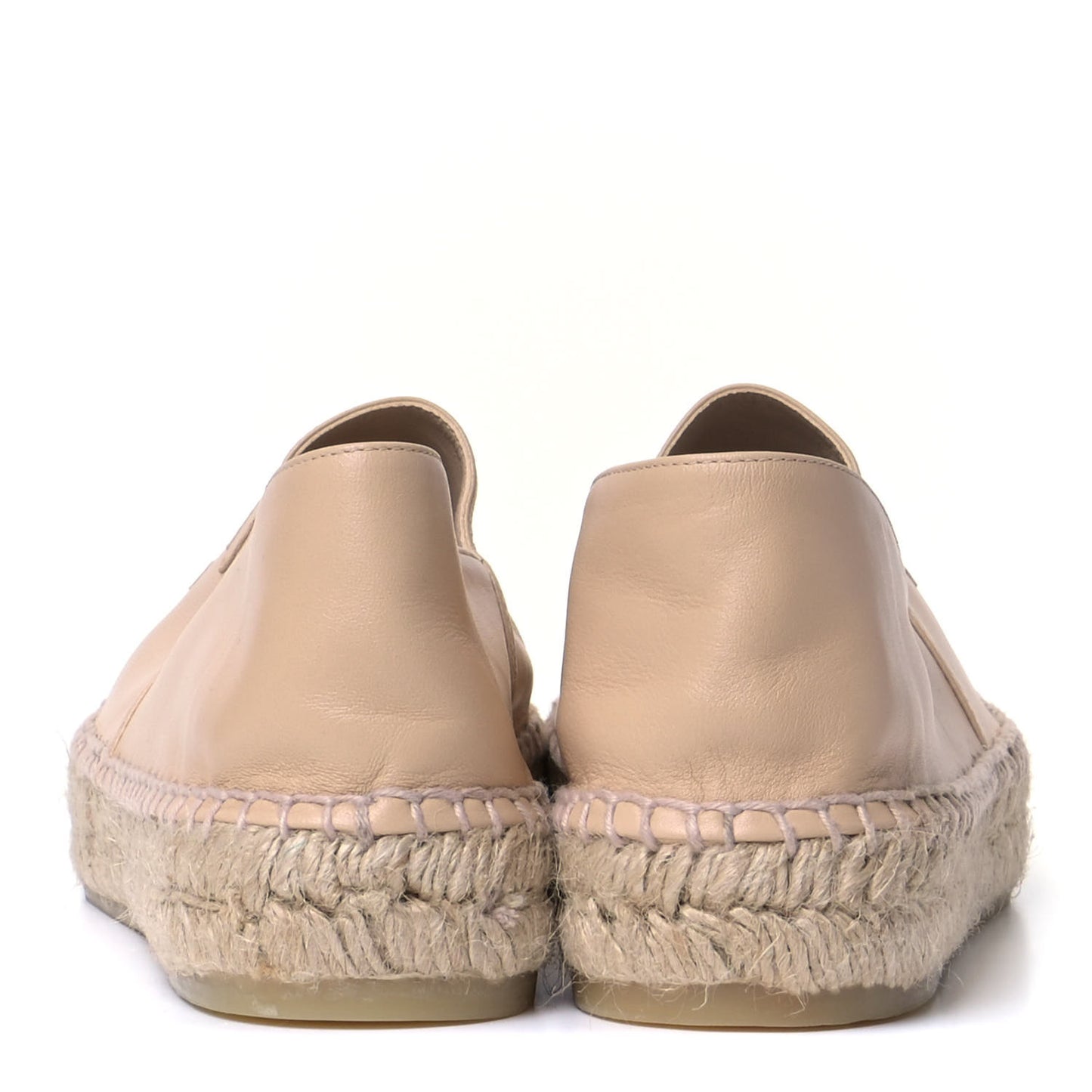 Lambskin CC Espadrilles 41 Beige Black