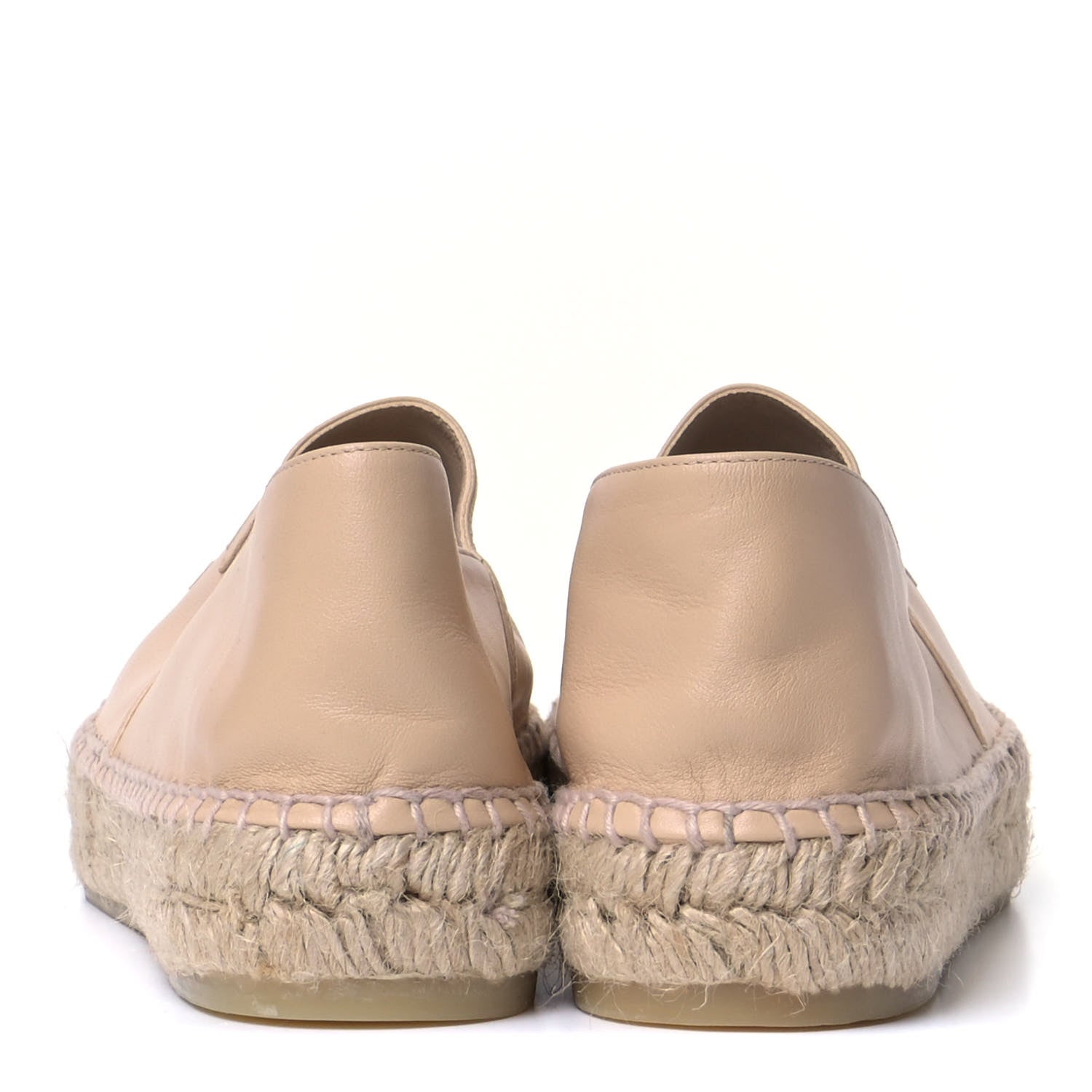 Chanel Lambskin CC Espadrilles 41 Beige Black 4 of 9