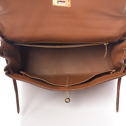 Hermes Togo Kelly Retourne 32 Gold 15 of 38