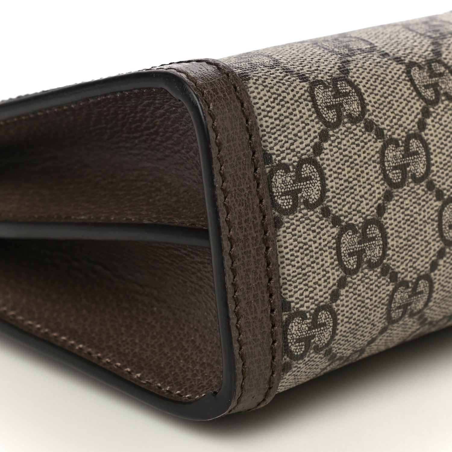 Gucci GG Supreme Monogram Web Small Ophidia Chain Shoulder Bag Brown 10 of 12