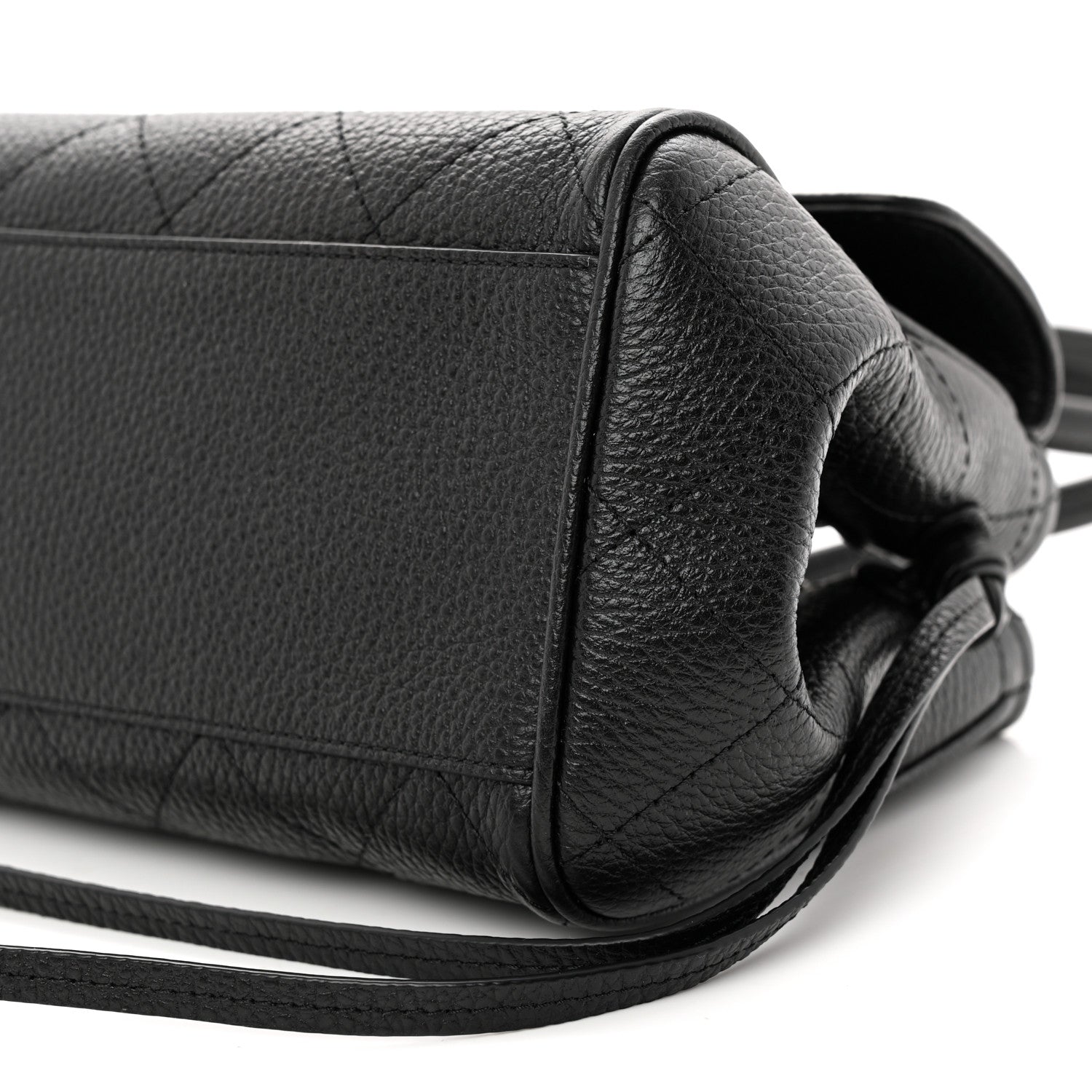 Chanel Grained Calfskin Urban Essentials Small Shopping Bag Black 10 of 10