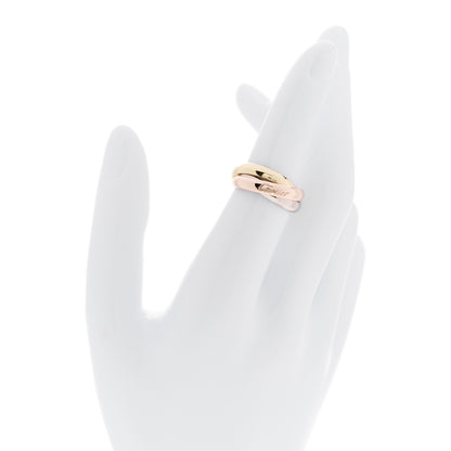 Cartier 18K Pink Yellow White Gold Classic Trinity Ring 52 6 2 of 5