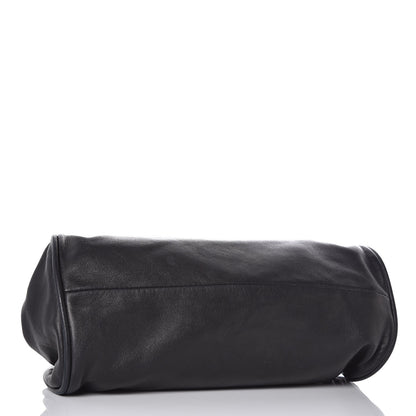 Chanel Lambskin Chain Embellished Frame Tote Black 4 of 11