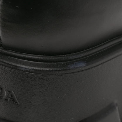 Prada Spazzolato Rois Monolith 55mm Derby Loafers 37.5 Black 11 of 12