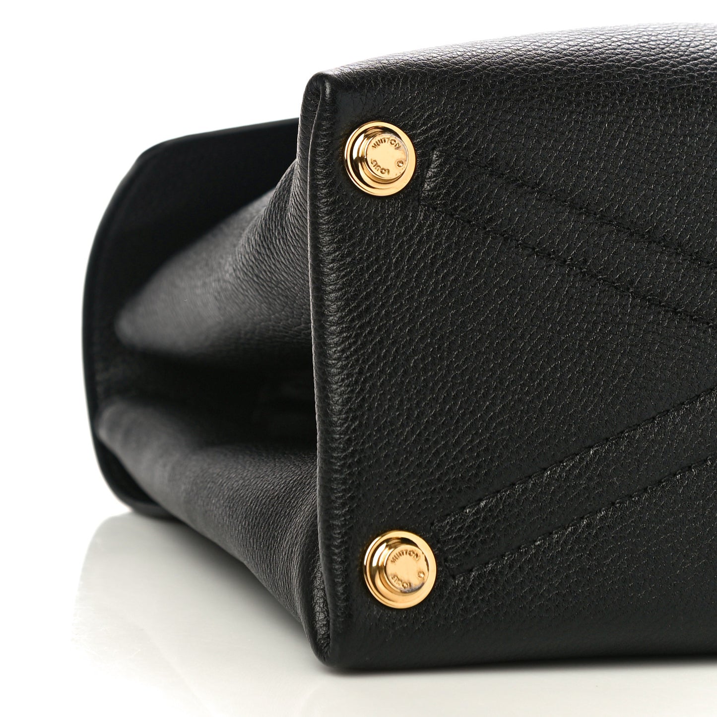 Grained Smooth Calfskin Rose Des Vents MM Black