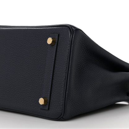 Hermes Togo Birkin 25 Bleu Nuit 9 of 9